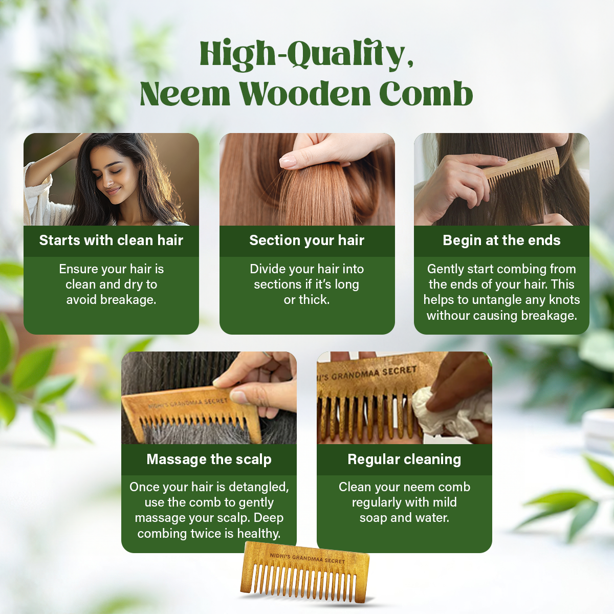 Freebie - Neem Comb - grandmaasecret.com
