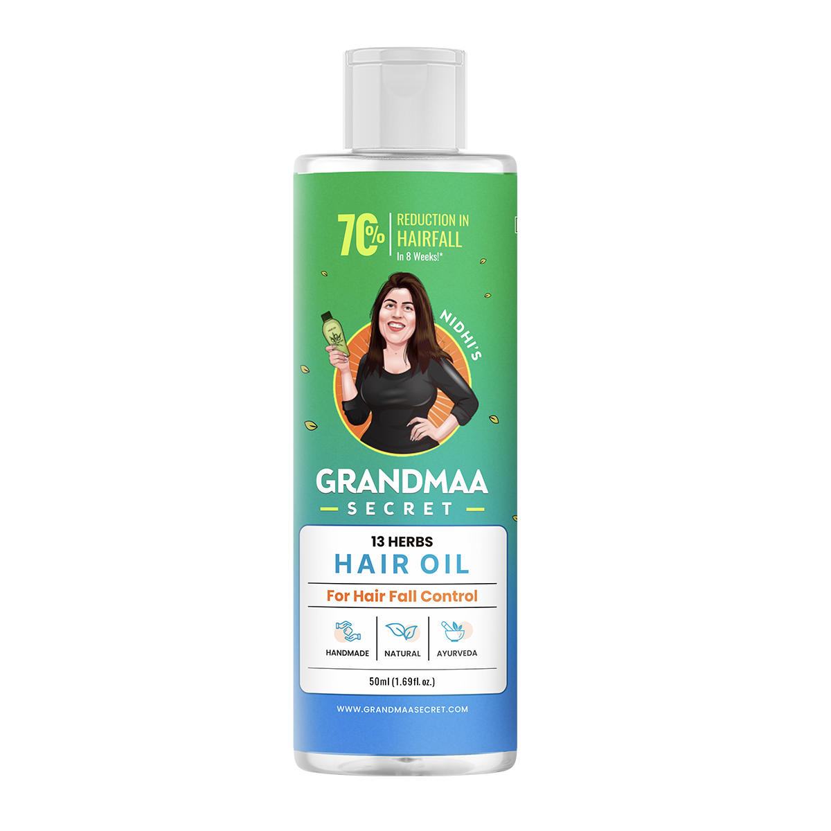 13 Herbs Hair Oil 50ml - grandmaasecret.com