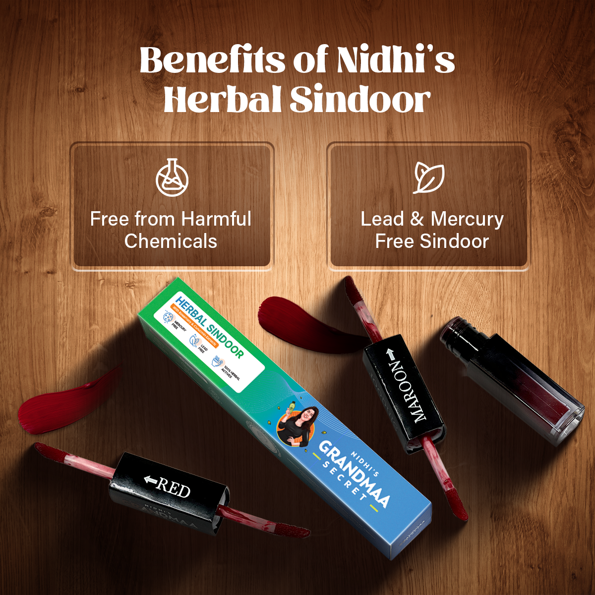 chemical free sindoor , ayurvedic sindoor , best sindoor for alopecia , lead and mercury free sindoor