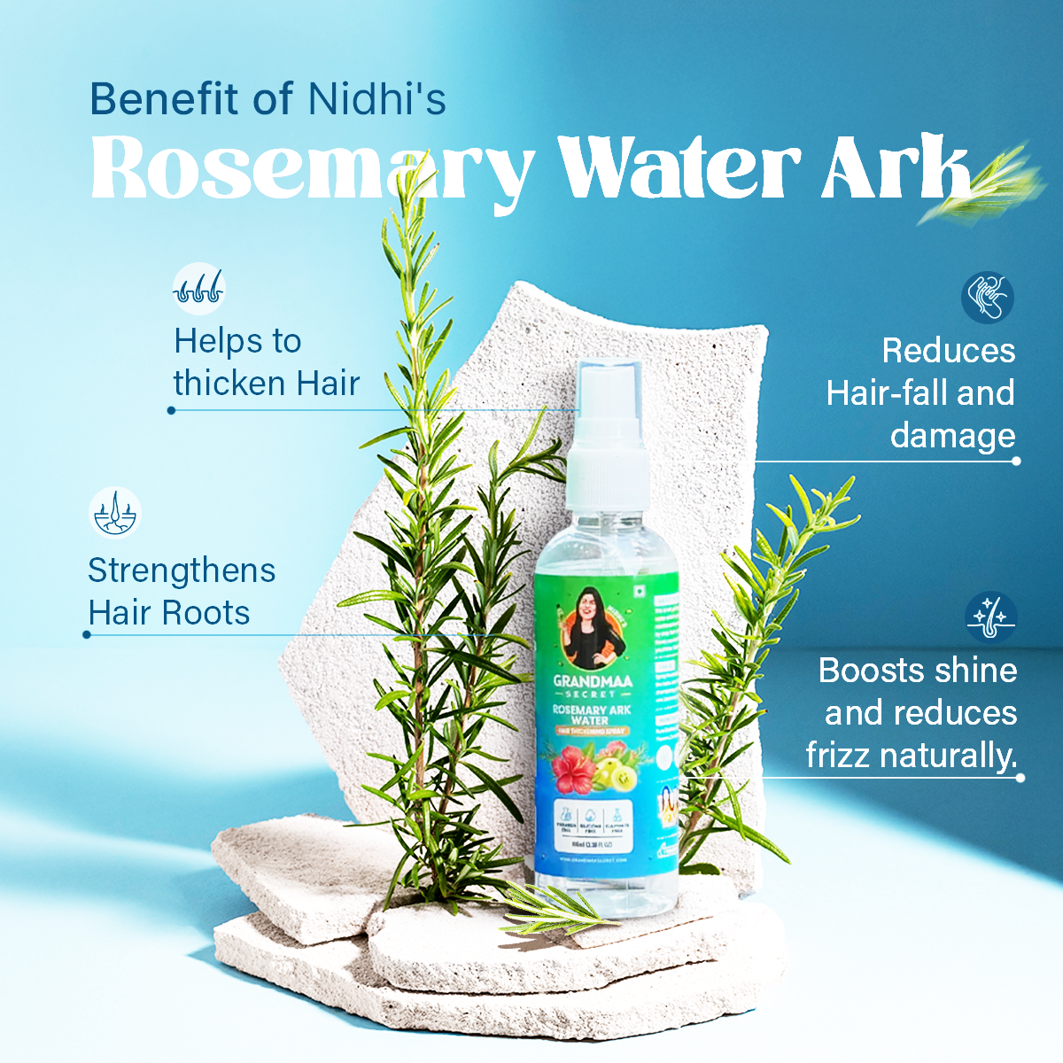 spray for thicken hair , best spray for strenght hair roots , spray for reducing frizz naturally