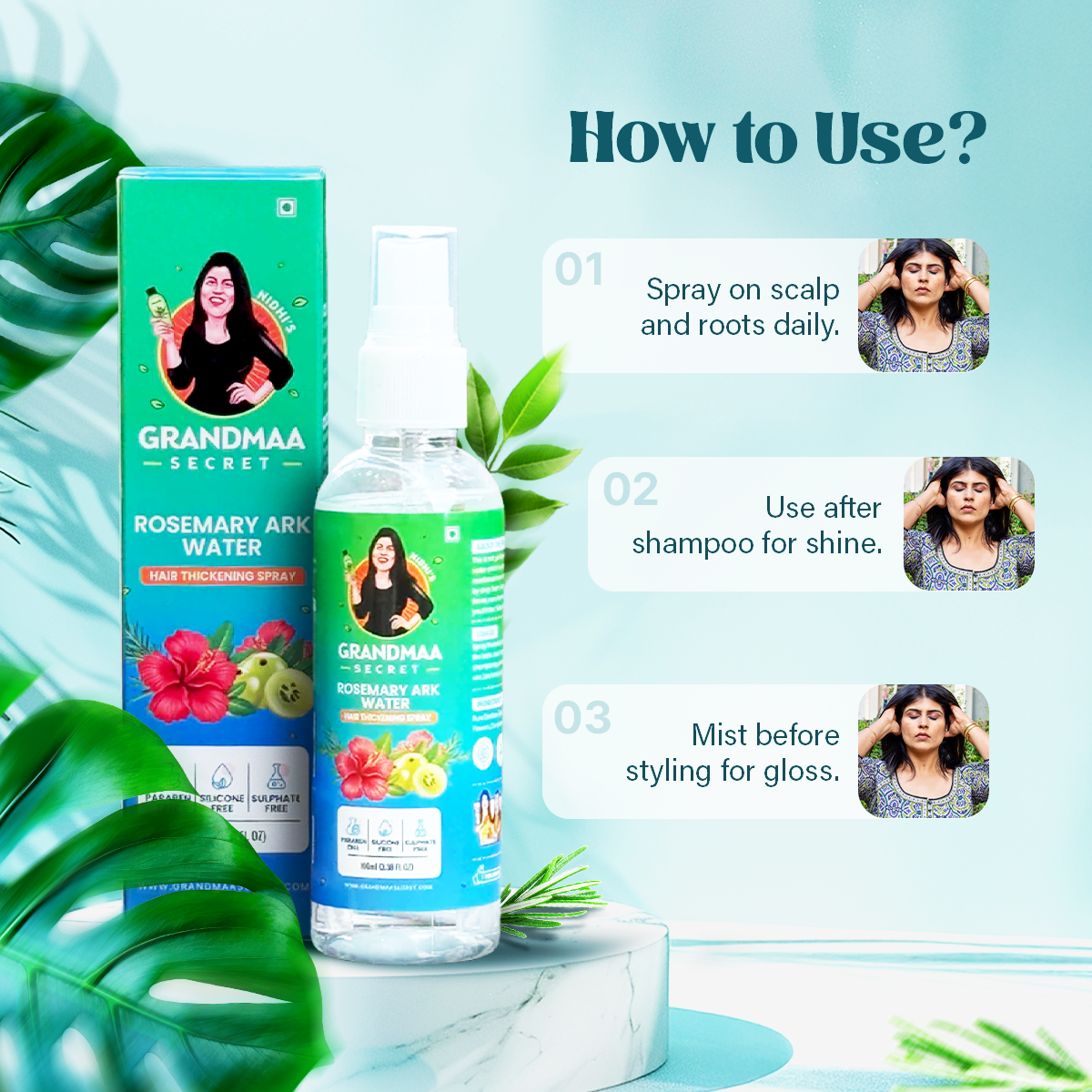 scalp spray for hair growth , best spray to use after shampoo and shine , spray for hair care