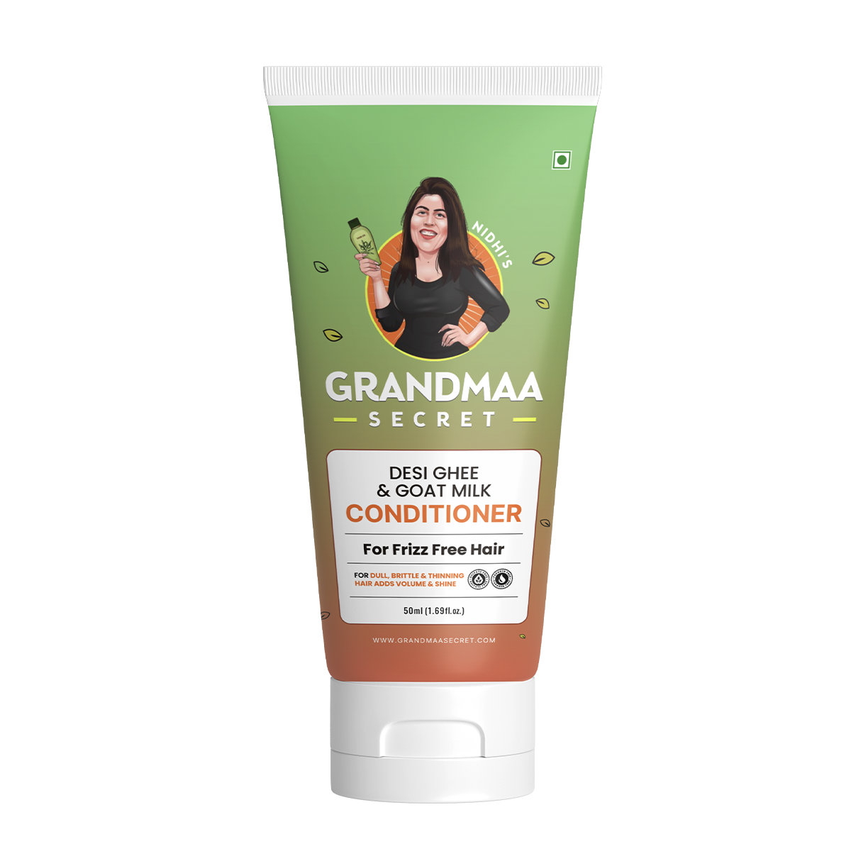Desi Ghee & Goat Milk Conditioner for Dry & Damaged Hair - grandmaasecret.com