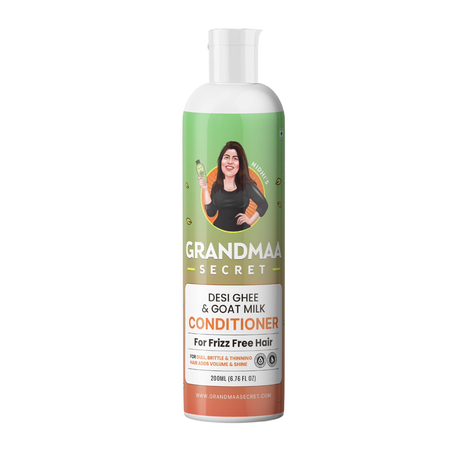 Desi Ghee & Goat Milk Conditioner for Dry & Damaged Hair - 200ML - grandmaasecret.com