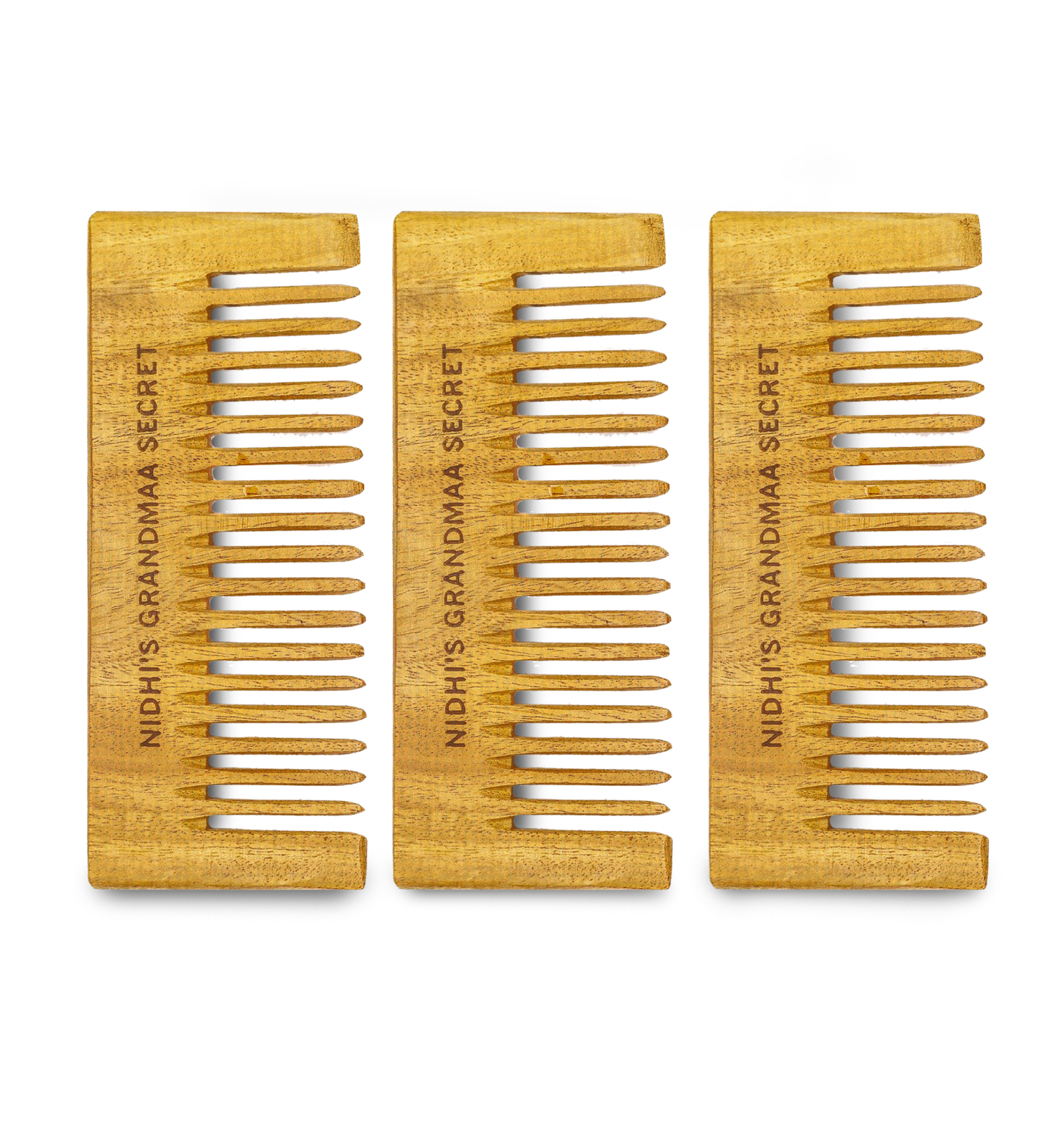 Kacchi Neem Comb - Wooden Comb for Men & Women - 1pc - grandmaasecret.com