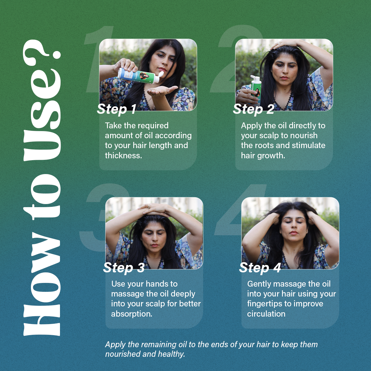 13 Herbs Hair Oil for Hair Growth and Hair Fall Control - 100mL - grandmaasecret.com