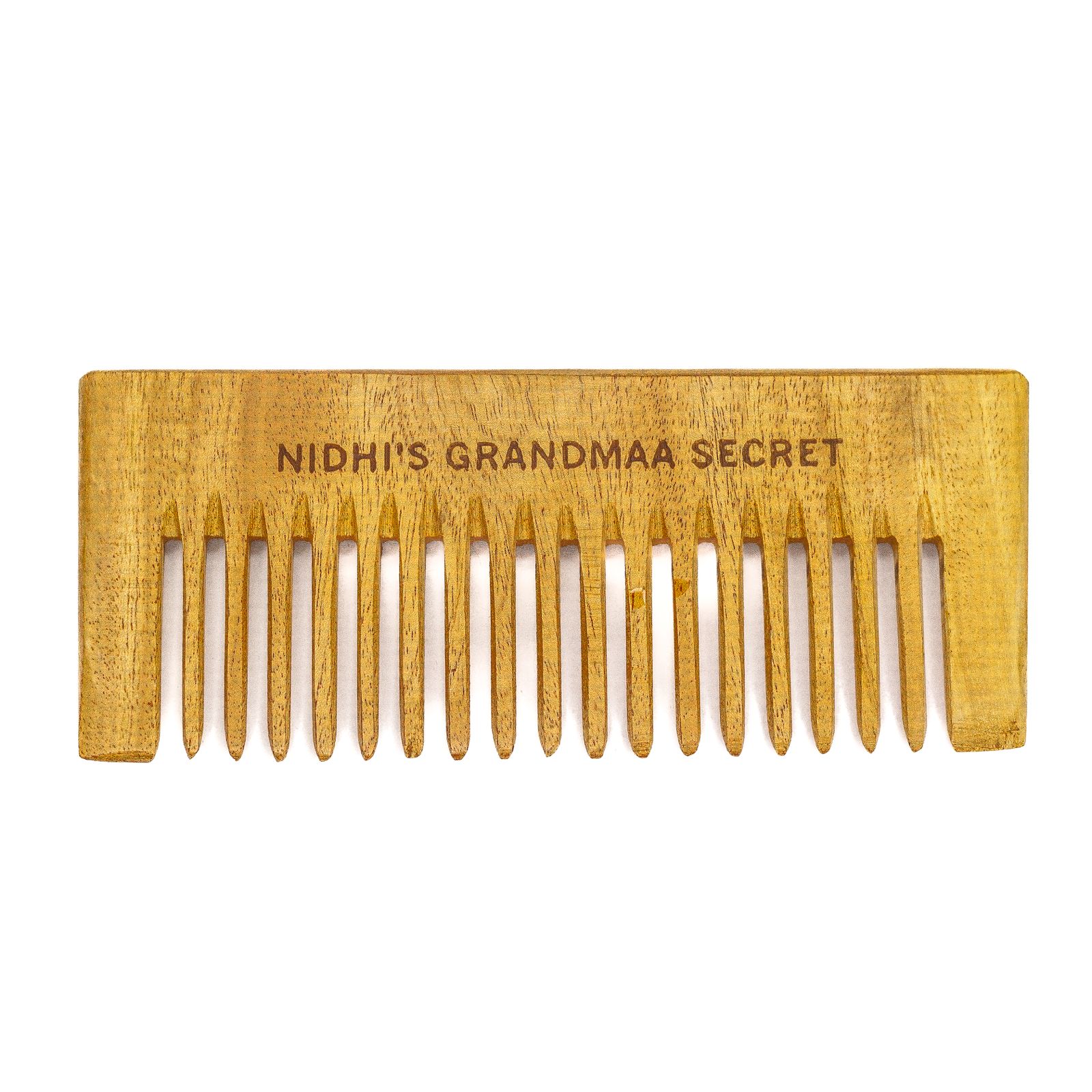 Kacchi Neem Comb - Wooden Comb for Men & Women - 1pc - grandmaasecret.com