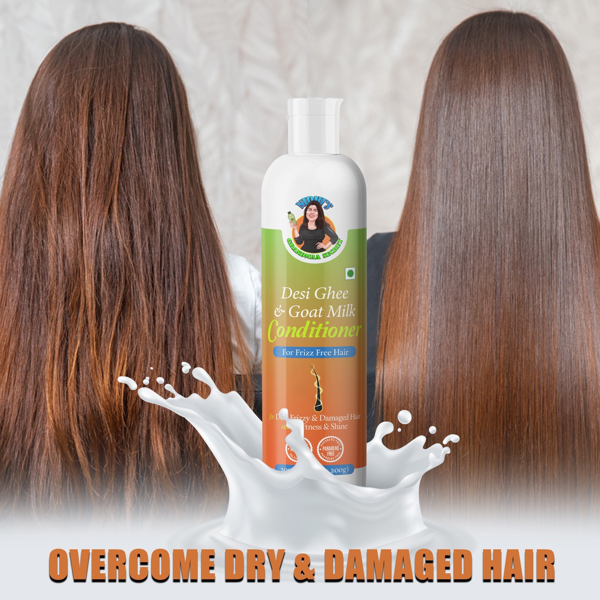 Hair Care Combo with Hair Oil, Shampoo, Conditioner and Scalp Scrub - grandmaasecret.com