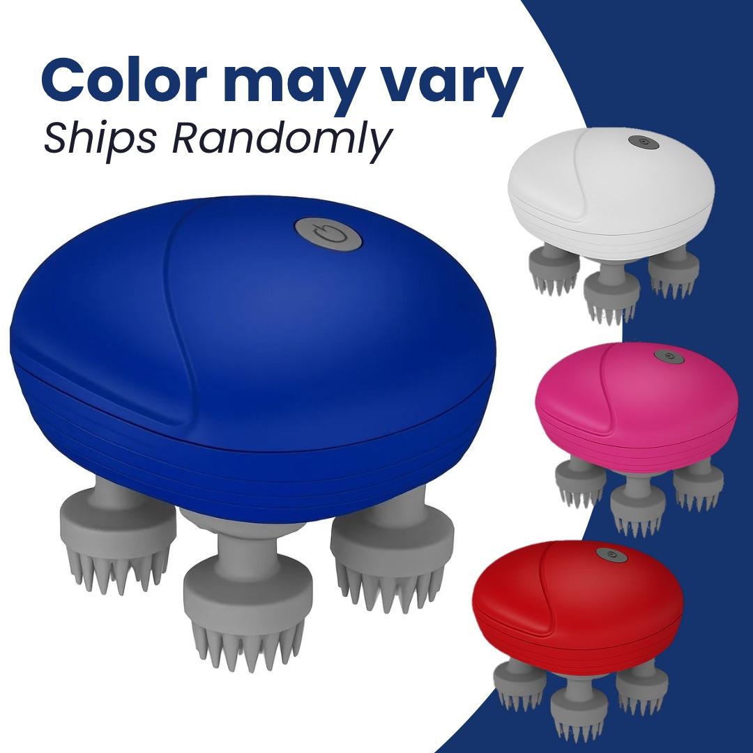 Scalp Massager | Rechargeable |Silicon Kneading Points | Scalp, Body & Head Massager for Hair Growth (Colour May Vary) - grandmaasecret.com
