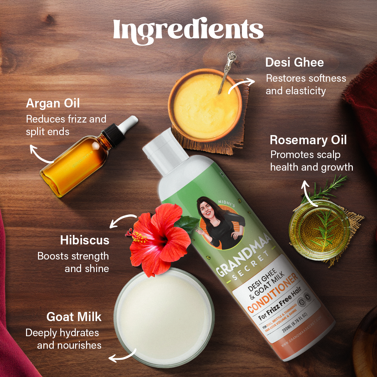 argon oil conditioner , desi ghee conditioner , best conditioner for dry and frizzy hair 